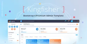 Kingfisher - Responsive Bootstrap 4 Admin Template