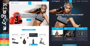 Kinggym - GYM Accessories HTML Template