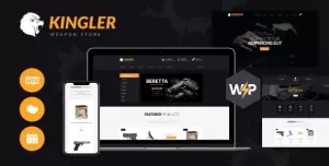 Kingler  Weapon Store & Gun Training WordPress Theme