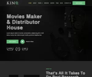 Kino - Film Maker & Movie Studio Elementor Template Kit