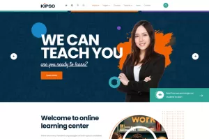 Kipso - Online Education Learning Elementor Template Kit