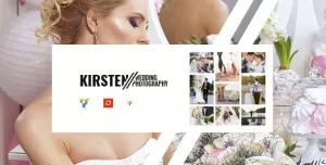 Kirsten - Clean Wedding Photography Theme