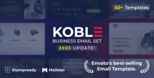 Koble  Mailchimp Business Email Template Sets