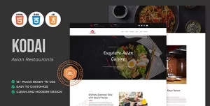 Kodai -  Asian Restaurant HTML Template