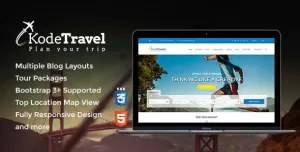 KodeTravel & Tourism HTML5 Template