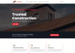 Koncrete Construction  Building Roofing Wordpress Themes