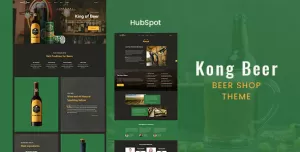 Kong - Beer & Liquor Store HubSpot Theme