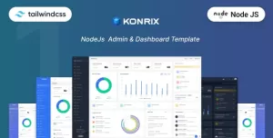 Konrix - NodeJS Tailwind CSS Admin & Dashboard Template