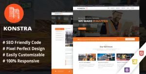 Konstra - Template for Architect and Construction