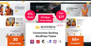 Konstruk - Construction WordPress Theme