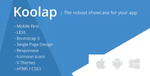 Koolap - The All-in-One App Landing Page