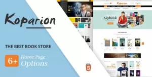 Koparion – Books Store HTML5 Website Template