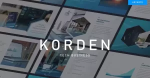 KORDEN - Tech Business Keynote Template - TemplateMonster