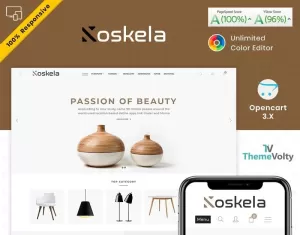 Koskela - Furniture Store OpenCart Template - TemplateMonster