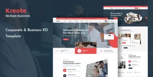 Kreote - Consulting Business XD Template