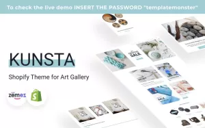 Kunsta - Shopify Theme for Art Gallery - TemplateMonster