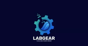 Lab Gear Gradient Logo Templatee