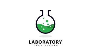 Lab Logo Science  Laboratory Logo Icon Vector Design V1