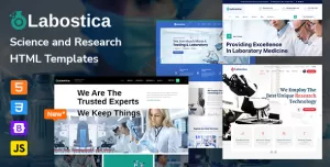 Labostica - Laboratory & Science Research HTML Template