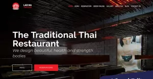 LAD NA - Thai Restaurant Moto CMS 3 Template