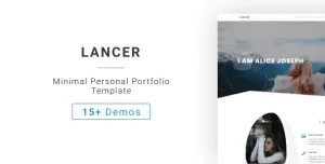 Lancer - Minimal Personal Portfolio Template