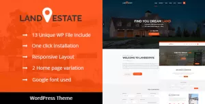 Land Estate - Real Estate WordPress Theme