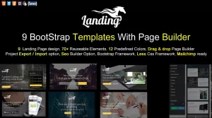 Landing - Bootstrap Template With Page Builder - Themes ...