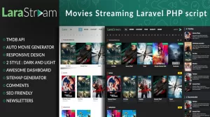 LaraStream - Movies Streaming Laravel PHP Script - Plugins ...