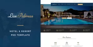 Las Palmas : Hotel & Resort PSD Template