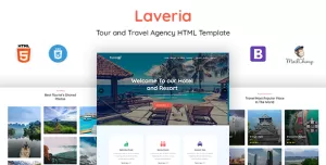 Laveria - Tour & Travel Agency Template