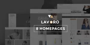 Lavoro - Fashion Store HTML template using bootstrap 5