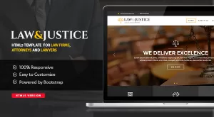 Law - and Justice: Attorney Lawyer HTML5 Template - Themes ...