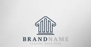 Law Consultant Logo Template