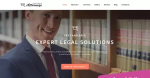 Law Firm Moto CMS 3 Template
