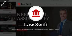 Law Swift - Lawyer & Notary Joomla Template