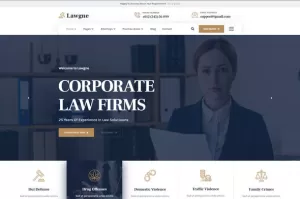 Lawgne - Attorney & Lawyers Elementor Template Kit