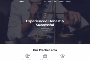 Lawio - Attorney Law Firm Elementor Template Kit