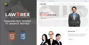 Lawrex Responsive Template for Lawyers & Attorneys