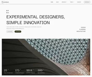 Lazarus - Architecture & Interior Design Elementor Template Kit