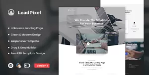 LeadPixel - Agency Unbounce Landing Page Template