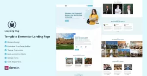 Learning hub - College and University Education Elementor Landing Page