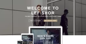 Lefishor - Men's Clothes  Accessories PrestaShop Theme
