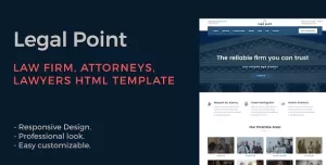 Legal Point - Law Firm, Attorney, Lawyers HTML Template