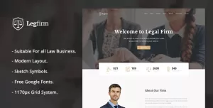 Legfirm - Legal Firm Sketch Template