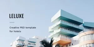 LeLuxe - Hotel PSD Template