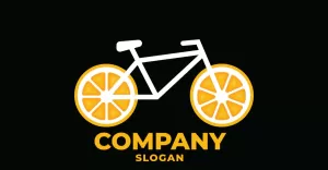 Lemon Bike Creative Logo Template