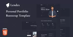 Lendex - Web Developer & Designer Portfolio Bootstrap 5 Template