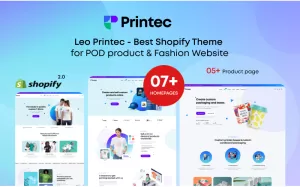 Leo Printec - Pod Product & Fashion Shopify Theme