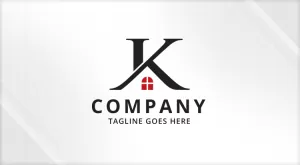 Letter - K Home - Real Estate Logo - Logos & Graphics