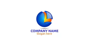 Letter L Digital Marketing Financial Advisor Invest Logo Design template